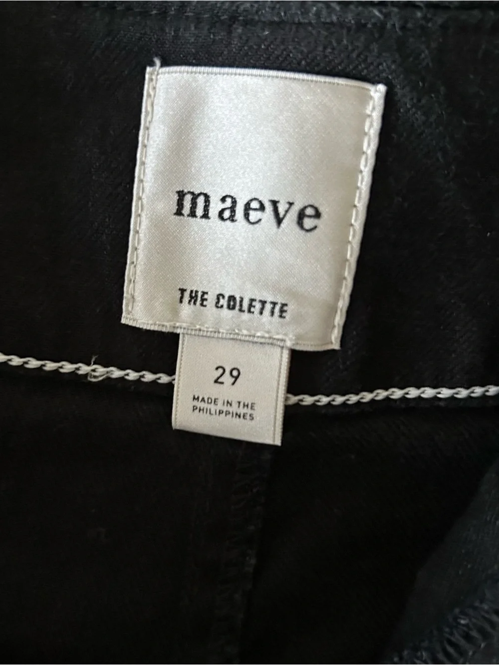 Anthropologie Maeve Colette
European Linen High-Rise Wide-leg Pants Black sz 39 - Picture 6 of 6
